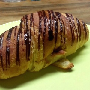 Croissant de chocolate 