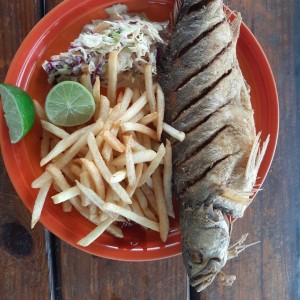 Pescado frito 