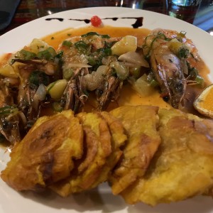 langostinos a la criolla