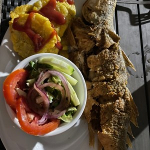 pescado con patacones