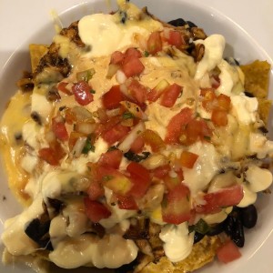 Nachos de pollo 