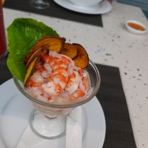 Entradas Frías - Ceviche de Camarones