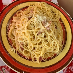 spaguetti a la carbonara 