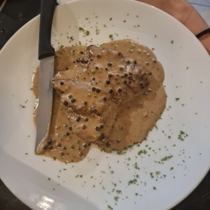 Filete de res a la pimienta