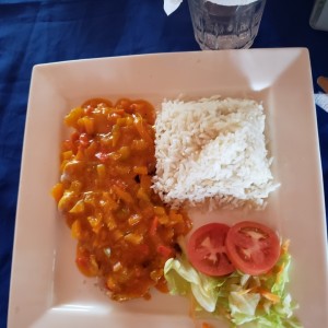 filete de pollo al ajillo