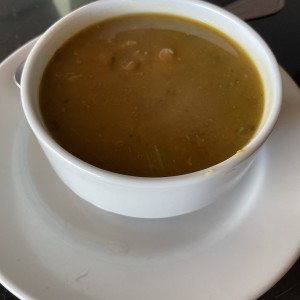 sopa de lentejas