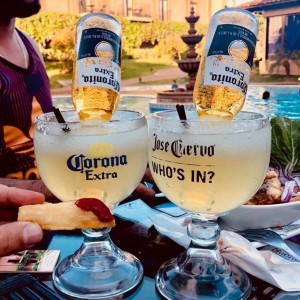 Margaritas coronadas