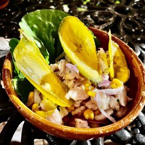 Ceviche de pescado 