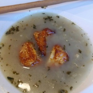 sopa de cebolla