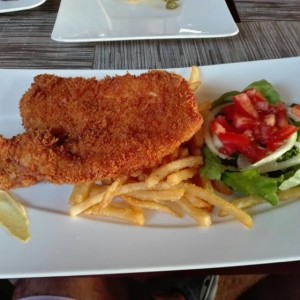 milanesa de pollo