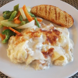 lasagna de Camarones - Menu Ejecutivo