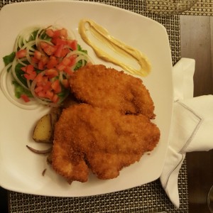 Milanesa de pollo