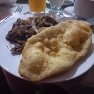 Desayuno con bistec