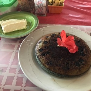 Pancake de Blueberries y Queso del Pais