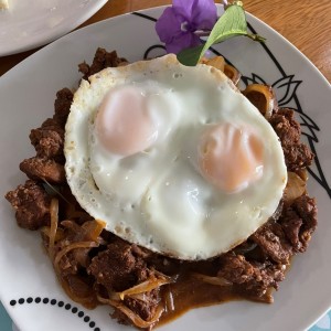 Bistec picado a caballo