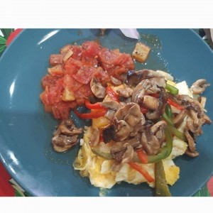 Huevos Revueltos con Vegetales 