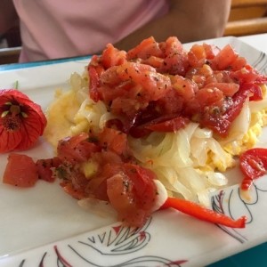 Omelette con vegetales