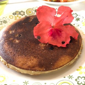 Pancake de Banano con chispas de chocolate??