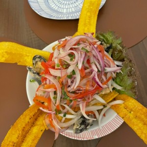 Ceviche de corvina