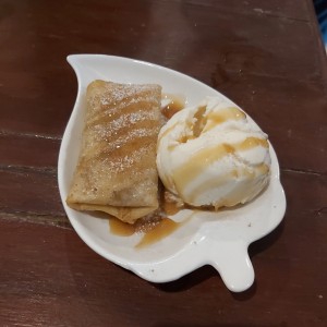 chimichanga de manzana