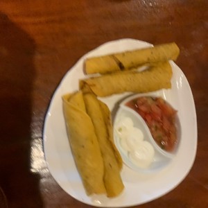 flautas de carne