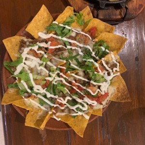 nachos de carne