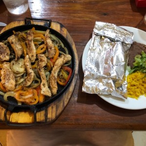 Fajitas de pollo