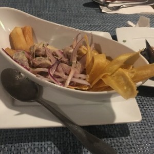 Ceviche de pescado 