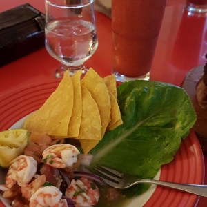 ceviche de camarones