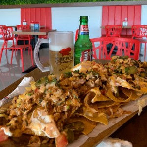 nachos de pulled pork