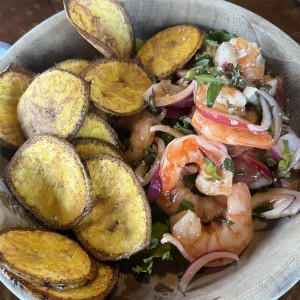 Ceviche de camarones