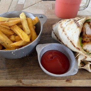 Wrap de pollo