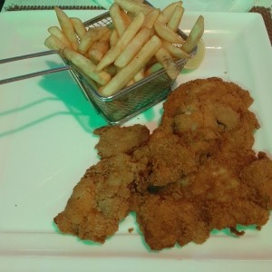 milanesa con papas fritas