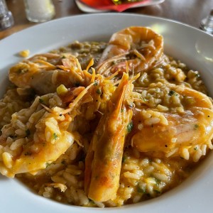 Rissotto de langostinos