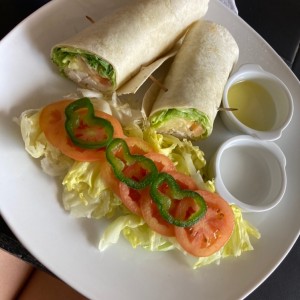 Wrap de Pollo con ensalda