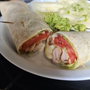 wrap de pollo