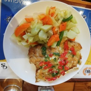 filete de pescado apanado 