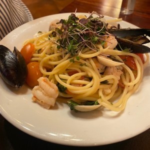 Pasta con mariscos