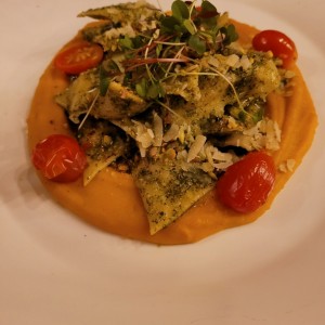 Raviolini de cordero 