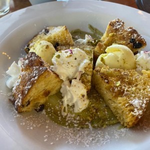 Panettone con helado