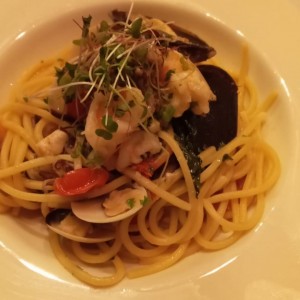 spaguetti mariscos mixto