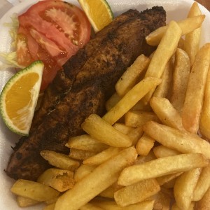 filete relleno con papas fritas