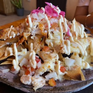 Nachos a la brasa 