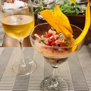 ceviche de pescado 