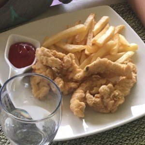 deditos de pollo con papas