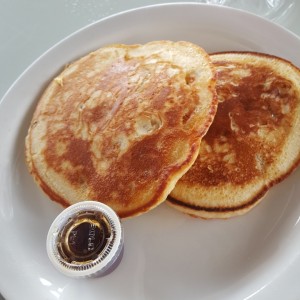 pancakes con banano