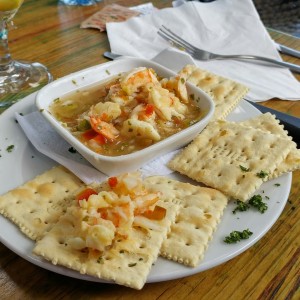 Ceviche de camarones