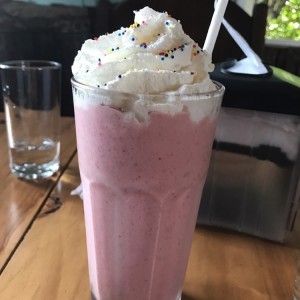 Batido de fresas