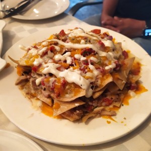 Nachos de pollo