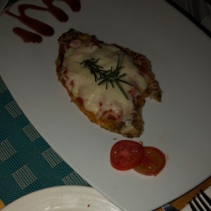 Pechuga a la parmesana